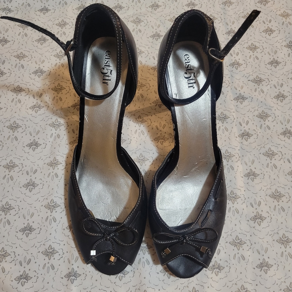 East 5th Peep Toe Heels